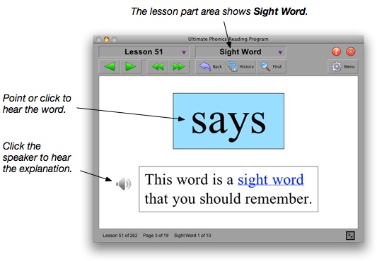 Ultimate Phonics sight word pages